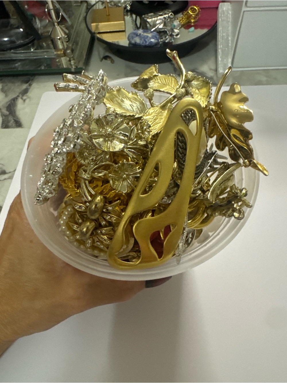 Brooch lot
